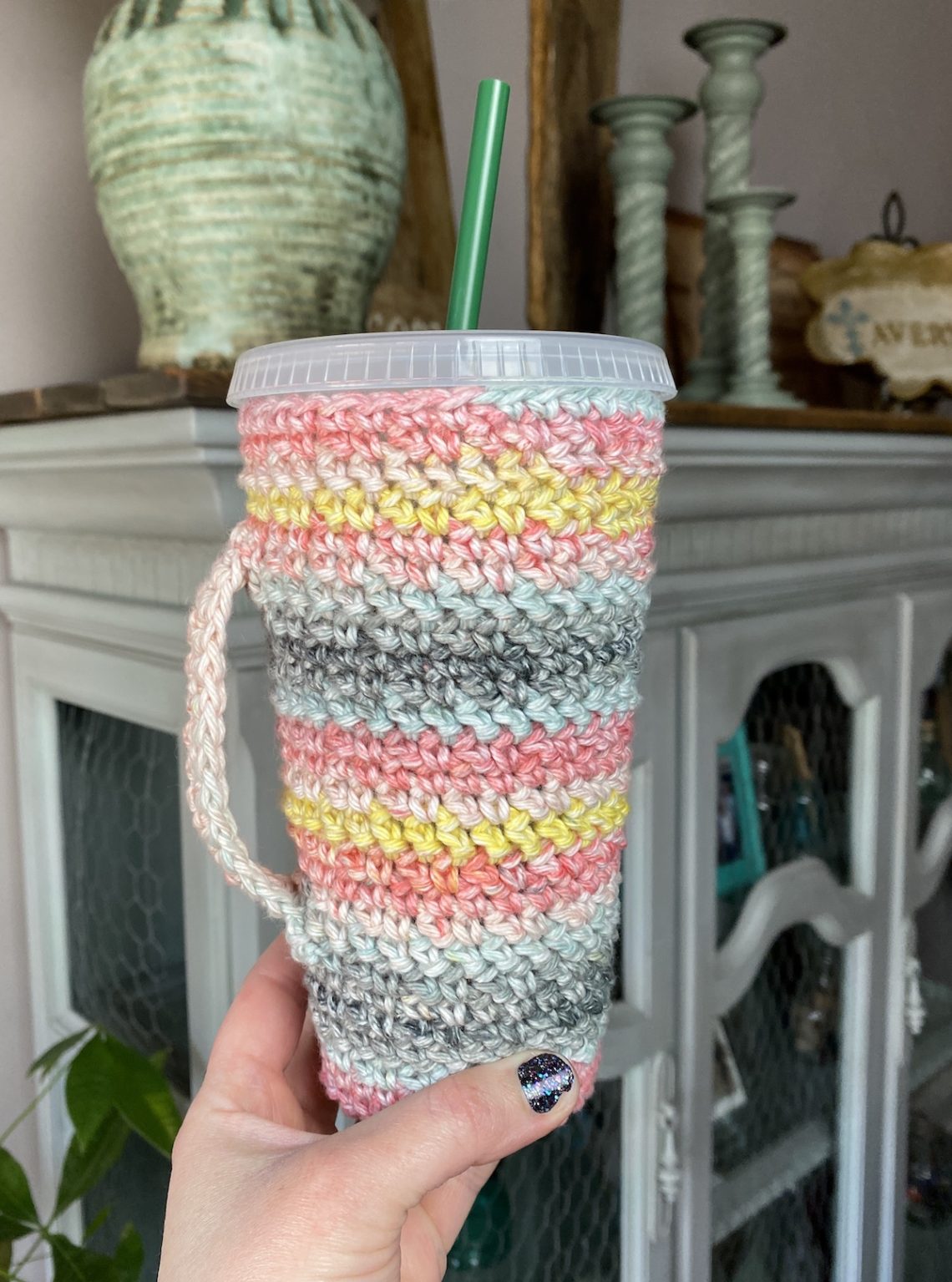 Coffee Cozy, Cold Brew Coffee Cup Cozy, Iced Coffee Cup Sleeve